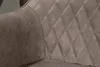 Retro Stuhl PALERMO taupe mit Armlehne und Ziersteppung Produktbild-Vorschau 11