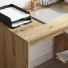 vidaXL Scrivania Artisan in rovere 108 x 55 x 103,5 cm Anteprima dell’immagine prodotto 4