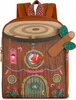 Oilily zaino Treehouse Backpack Leather Brown marrone Anteprima dell’immagine prodotto 1