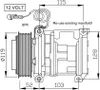 NRF 32660 10PA15C Klimaanlage Klimakompressor PAG 46 Produktbild-Vorschau 1