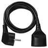 Prodlužovací kabel 1,5 m / 1 zásuvka / černý / PVC / 1 mm2 Produktbild-Vorschau