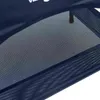 A close-up view of a dark blue mesh pet bed with a dark blue fabric border. Anteprima dell’immagine prodotto