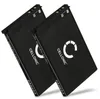CELLONIC 2x Batterie pour Téléphone sans fil Compatible Voir les images du produit 1