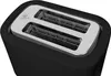A close-up view of the top of a black toaster with a silver trim around the slots. Produktbild-Vorschau
