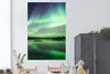 MuchoWow® Poster Nordlicht - See - Island - Grün - Wald - Produktbild-Vorschau 2
