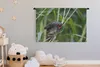 MuchoWow® Wandteppich Wandbehang Ein singender Kuckuck im Produktbild-Vorschau 3