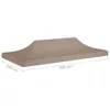 vidaXL Toit de tente de réception 6x3 m taupe 270 g/mÂ Voir les images du produit 13