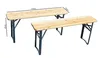 Balkon-Bierzeltgarnitur 3-teilig 110cm lang | 1 x Tisch 2 x Produktbild-Vorschau 4