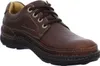 A single brown leather shoe is shown from a side-angle on a white background. Anteprima dell’immagine prodotto