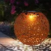LED Solarleuchte, Dekorgeflecht-Kugel, Höhe 54 cm Produktbild-Vorschau 7
