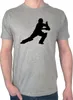 Huuraa Herren T-Shirt Cricket Silhouette L Sport Grey Bio Produktbild-Vorschau 1