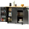 BEALIFE Carrello da cucina con ripiano estraibile, 3 Anteprima dell’immagine prodotto 1