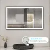 Schwarzer Rahmen Badspiegel mit 120X70cm Produktbild-Vorschau 3