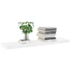 vidaXL Étagère suspendue aspect chêne et blanc 90x23,5x3,8 Voir les images du produit 9