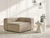 BELIANI Ecksessel Rechts Hellbraun Cord 1-Sitzer Produktbild-Vorschau 2