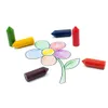 Crayons arranged around a drawing of a flower. Náhľad obrázku produktu