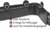 Voltigiergurt Cheval Vollblut mit runden Griffen und 2 Produktbild-Vorschau 5