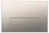 Drückerplatte Brushed Nickel aus ABS Kompatibel zu Geberit Produktbild-Vorschau 1