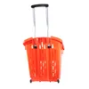 Carrello spesa Cestino con ruote 38L arancione Anteprima dell’immagine prodotto 3