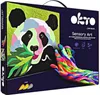 The image shows the packaging of a DIY three-dimensional painting creative set featuring a panda. Produktbild-Vorschau