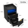 UnboxG, comodino nero, 60x40x40 cm – tavolino scandinavo Anteprima dell’immagine prodotto 4