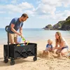 Outsunny Bollerwagen 60L Faltbar Handwagen Gartenwagen mit Produktbild-Vorschau 2