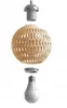 An exploded view of a pendant light fixture, showing its individual components. Náhled obrázku produktu
