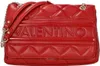 Elegante Rote Damentasche: Schultergurt, Kontrastdetails, Produktbild-Vorschau 4
