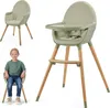 KINDERKRAFT Chaise de salle à manger FINI2 Vert Voir les images du produit 1