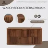 RODAN | Badmöbel Set - 120,4 cm - 2-teilig - Dunkelbraun - Produktbild-Vorschau 3