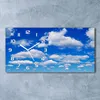 Wanduhr aus Glas – 60x30 cm - Glasbild - Glasuhr - Produktbild-Vorschau 2