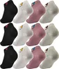 12 Paar Damen Sneaker Socken mit Muster Baumwolle, 12 Paar, Produktbild-Vorschau 1