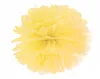 34907 POMPON bibułowy 15 cm biały dekoracja pompony Podgląd zdjęcia produktu 1