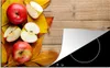 KitchenYeah© Herdabdeckplatte Apfel - Blätter - Herbst - Produktbild-Vorschau 1