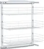 vidaXL Cestello da cucina in filo metallico a 3 ripiani, Anteprima dell’immagine prodotto 1