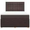 Boxspringbett mit Matratze Dunkelbraun 140x200 cm Stoff Produktbild-Vorschau 4