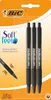 BIC Soft Feel Kugelschreiber, schwarz, 3 Stück Produktbild-Vorschau 1