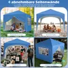 COSTWAY Gazebo pieghevole 3x3 m con 4 pareti laterali Anteprima dell’immagine prodotto 5