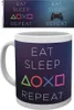 GYE Sony PlayStation Tasse Eat Sleep Repeat GYE-MG1064 Produktbild-Vorschau 1