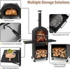 KOMFOTTEU Pizzaofen Outdoor mit 2 Schichten, tragbarer Produktbild-Vorschau 2