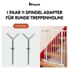 Hauck Y-Spidel für Türschutzgitter, 2 Stück, Farbe: Silber Produktbild-Vorschau 2