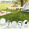Table pliante COSTWAY carrée 86 x 85,5 cm, table de camping Voir les images du produit 5