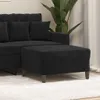 "2026 Promotion" Fußhocker Schwarz 70x55x41 cm Samt - Produktbild-Vorschau 1