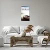 Bild auf Leinwand - Leinwandbild - Berge See Boot - 45x80cm Produktbild-Vorschau 6