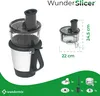 Wundermix Gemüseschneider WunderSlicer GRAU Gemüsehobel Produktbild-Vorschau 3