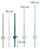 Relaxdays Zaunpfosten, 10er Set, für Drahtzaun, Zaunpfahl Produktbild-Vorschau 4