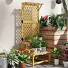 Outsunny, stojan na rastliny, kvetinový záhon s 2 úrovňami, Náhľad obrázku produktu 2