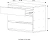 Schubkasteneinsatz Zubehör für Kleiderschrank 74x43x60cm Produktbild-Vorschau 4