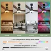 Wentylator sufitowy z oświetleniem, Ø 60 cm, 48 W, lampa Podgląd zdjęcia produktu 3