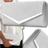 Sac de soirée élégant pour dames avec paillettes, argent, Voir les images du produit 6